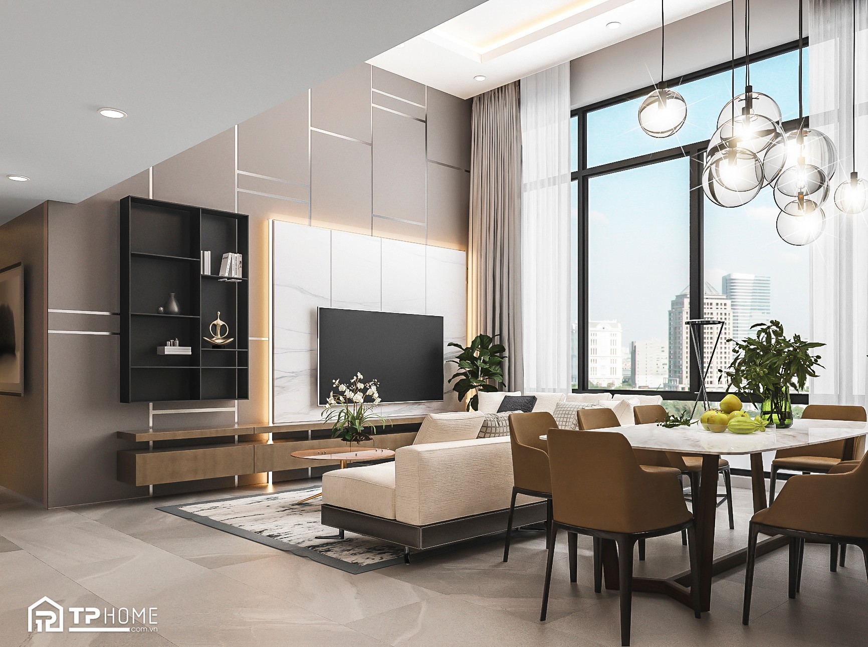 Cozy Apartment Interior Design In Canary Tower (Diamond Island)