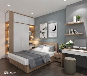 Cozy apartment interior design in Canary Tower (Diamond Island)